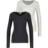 Alife & Kickin T-shirt 'EvelynAK A' svart / vit