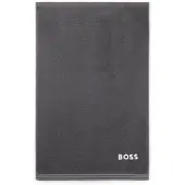 BOSS Cotton guest towel with contrast embroidered logo