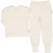 Geggamoja Pyjamas tvådelad Bambu Beige - 134/140