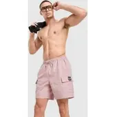 Fred perry Badge Cargo Swim Shorts, rosa