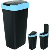 Prosperplast avfallskorg COMPACTA Q 25 l ljusblå