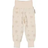Geggamoja Babybyxor Bambu Klöver Beige - 50/56