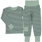Geggamoja Pyjamas tvådelad Grön/Navy - 74/80