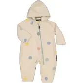 Geggamoja Fleeceoverall Dots Beige - 86/92