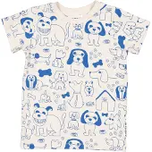 Geggamoja T-Shirt Bambu Dogs - 134/140