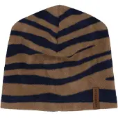 Geggamoja Fleecemössa Zebra Blå/Brun - S 2-4 år