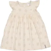 Geggamoja Volangklänning Bambu Klöver Beige - 50/56