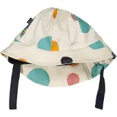 Geggamoja Sydväst /Regnhatt fodrad Prickig Beige - 4-6 år