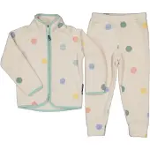 Geggamoja Fleeceset Dots Mint - 122/128