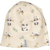 Geggamoja Mössa Bambu Panda Beige - M 5-6 år