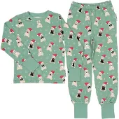 Geggamoja Pyjamas tvådelad Bambu Doddi Jul - 98/104