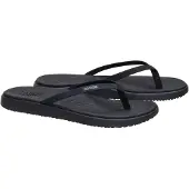 HeyDude Maui Breeze Polyuretan Kvinnors Svart/Svart Flip-Flops