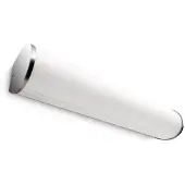 Philips myBathroom Fit vägglampa 2 x, Ytmonterad, 2 lampor, Glödlampan/-lamporna kan inte bytas ut, 2700 K, IP44, Vit, Krom