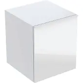 Geberit Sidobänk/bänkskåp Acanto 1+1 lådor 52x45,2 cm vit/glans