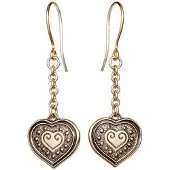Kalevala Koru Eura Heart bronsörhängen 3610951K
