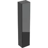 Geberit Högskåp 1 dörr 36x180 cm lava/glas