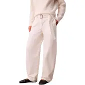 Calvin Klein Cotton Relaxed Belted Pants