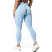 Relode Aura Seamless Scrunch Tights - Light Blue