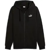 Puma Sportsweatjacka 'Essentials No. 1' svart / vit