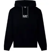 Emporio Armani för män. 7M001328_AF17787 Sweatshirt Visibility M svart (L), Casual, Deportivo, Bomull, Sportkläder, Multisport