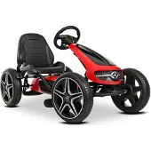Kärkkäinen Trampbil Mercedes Benz gokart röd