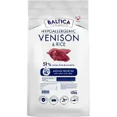 BALTICA Nutraceutiskt Hypoallergent Små Raser Hjortkött Med Ris Hundfoder 12 Kg