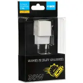 IBox C-38W - Strömadapter - 30 Watt - 3 A - PD 3.0, QC 3.0, QC 4.0 (USB-C)