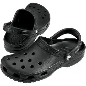 Crocs - Sandaler och flip-flops - Classic Black för Unisex - Storlek 42-43 - Svart