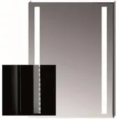Jika Spegel Clear 600xX810 fyrkant m/ LED-ljus