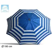 Bigbuy 22/25 Mm Orientable Oxford Aluminium Parasoll 180 Cm