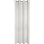 Eurofirany färdigt gardin, vit ekologisk stil, bandgardin, 140x250 cm polyester