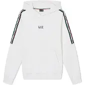 EA7 för män. 7M001864_AF12660 Italian Spirit sweatshirt vit (S), Casual, Deportivo, Bomull, Sportkläder, Multisport, Kort ärm
