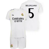 Real Madrid 25/26 Bellingham Hemma Kortärmad Uppsättning