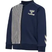 Hummel Cardigan - hmlRandig jacka med dragkedja - Black Iris - - 56 - Cardigan