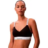 Calvin Klein Lightly Lined Bralette Icon Cotton Modal