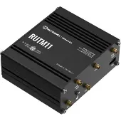 Teltonika RUTM11 - Trådlös router - WWAN 4-ports-switch - 1GbE, PPP - Wi-Fi 5 - Dubbelband - 3G, 4G - DIN-skenmonterbar, väggmonterbar, bordsmonterbar