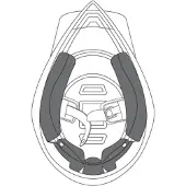 AGV Ax-8 Evo Kindkuddar