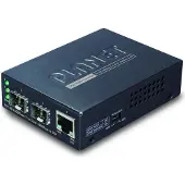 Planet Technology PLANET GT-1205A - Fibermediekonverterare - 1GbE - 10Base-T, 100Base-TX, 1000Base-T - 3 portar - RJ-45 / SFP (mini-GBIC)