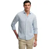 Superdry Riviera Linen Skjorta Med Långa ärmar