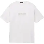 Napapijri New Box Logo T-shirt Med Korta ärmar