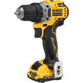 DeWalt borr-/skruvdragare 12V 57/25Nm 2x2.0Ah BRUSHLESS DCD701D2