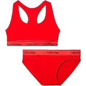 Calvin Klein Unlined Bralette Set Icon Cotton Modal