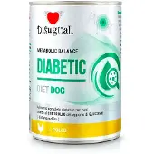 Disugual Diet Diabetisk Kyckling Våtfoder För Hundar 6x400g