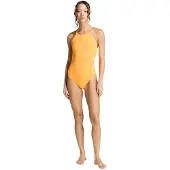 Adidas 3 Stripes High Neck 2-way Straps Peachsoft Baddräkt