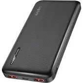 Logilink PA0372 Powerbank 10000 mAh Fast Charge Li-Ion Svart Statusindikering