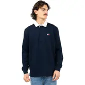 Tommy Hilfiger T-shirt 'ESS' mörkblå / vit