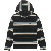 Salty Crew Seaway Uv Hoodie Kids Långärmad lycra black, L