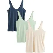 Next Topp beige / marinblå / mint