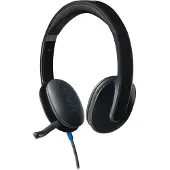 Logitech H540 On-ear headset Sladd Stereo Svart Brusreducering för mikrofon Datorer