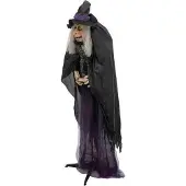Europalms Halloweenfigur Häxa Marie, animerad, 180 cm (83316166)